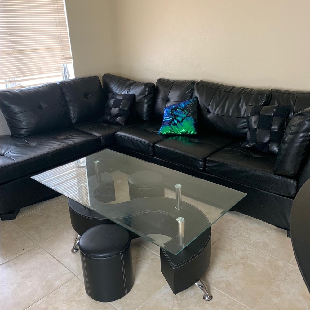 Couch with everything price negotiable